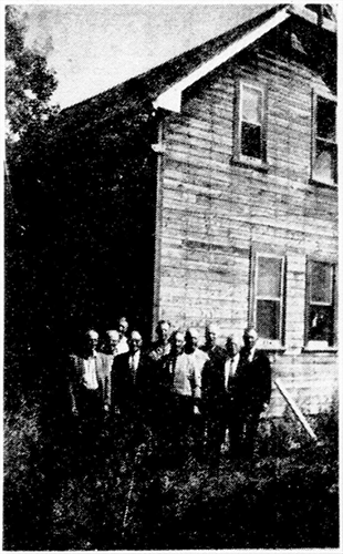 This is the original Mowat school located on the boundary of Mossey River and Dauphin.